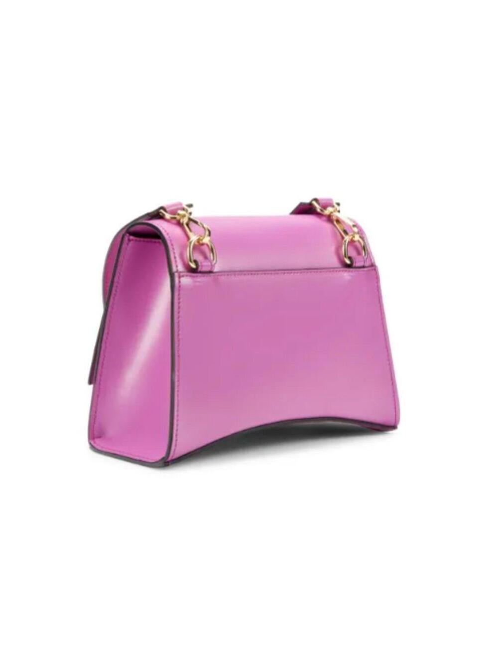 NWT Authentic VALENTINO BY MARIO VALENTINO Logo Leather Shoulder Bag Purple Pink - Picture 4 of 9
